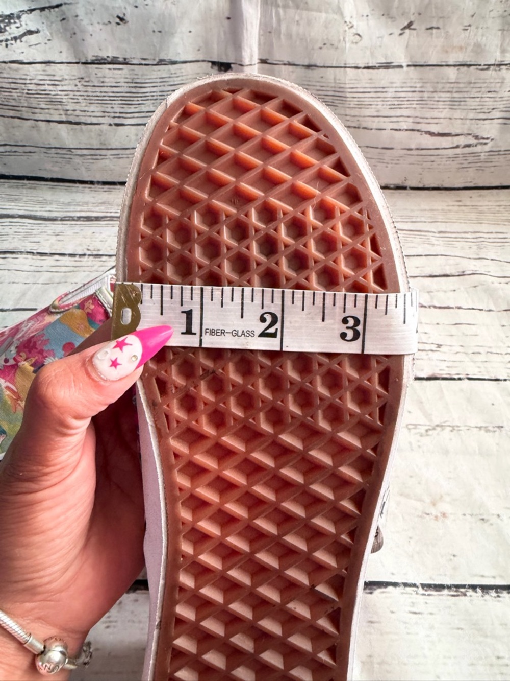 Vans Pink Multicolor Alice in Wonderland Slip-On Sneakers - Picture 11 of 11